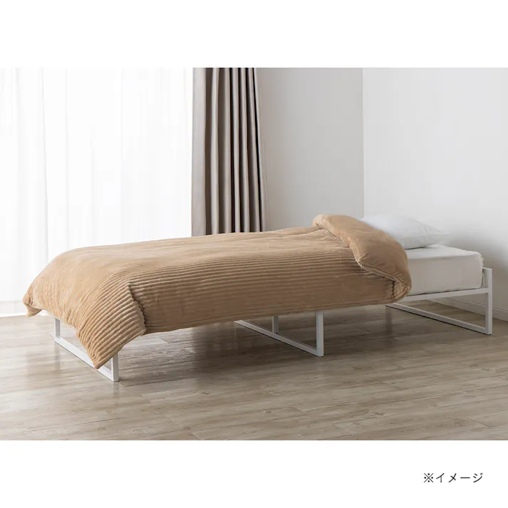 毛布のようなあったか掛ふとんカバー シングル 幅150cm 奥行210cm ライトブラウン※カバーのみ