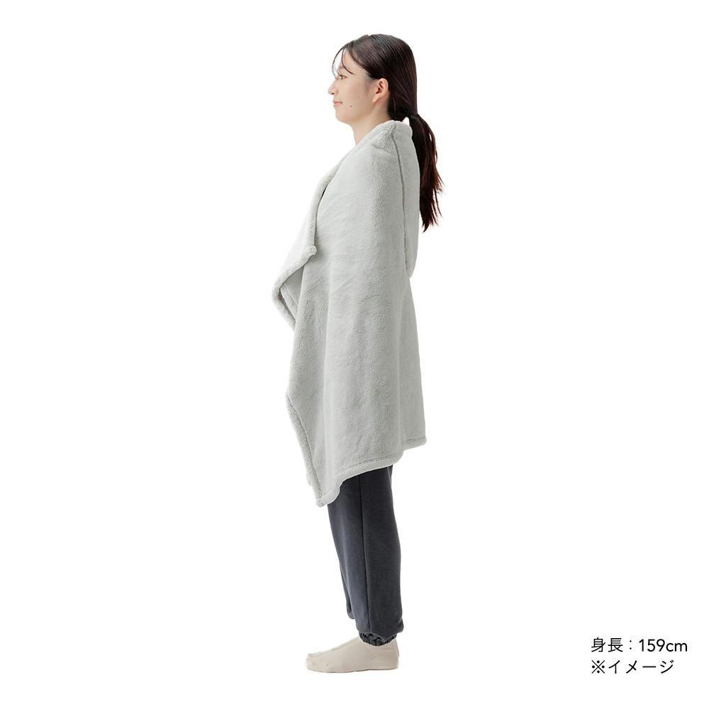 色々使えるブランケット グレー 幅80cm 奥行135cm | 布団・枕・寝具