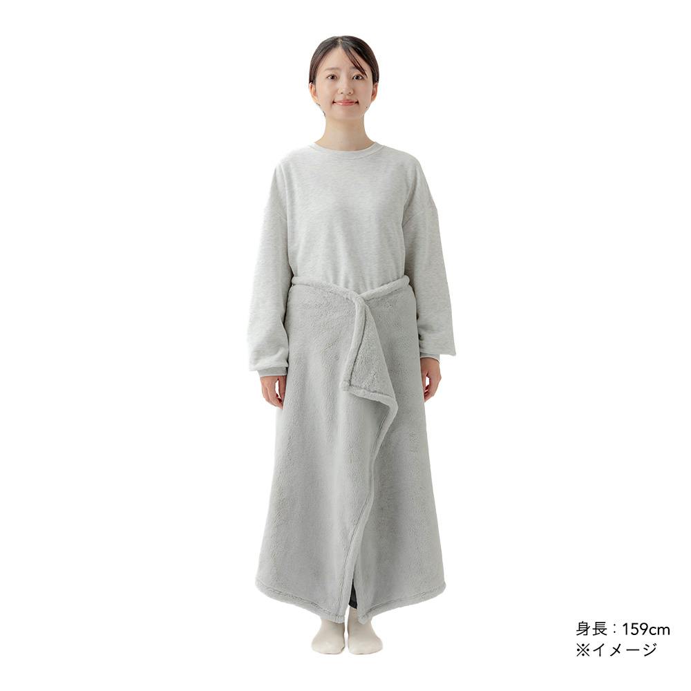 色々使えるブランケット グレー 幅80cm 奥行135cm | 布団・枕・寝具