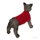 【送料無料】反射ニット MDサイズ レッド ペット服(犬の服)