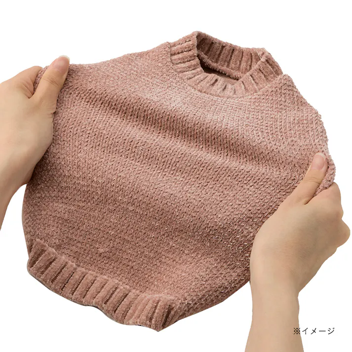 【送料無料】反射ニット MDサイズ ピンク ペット服(犬の服)