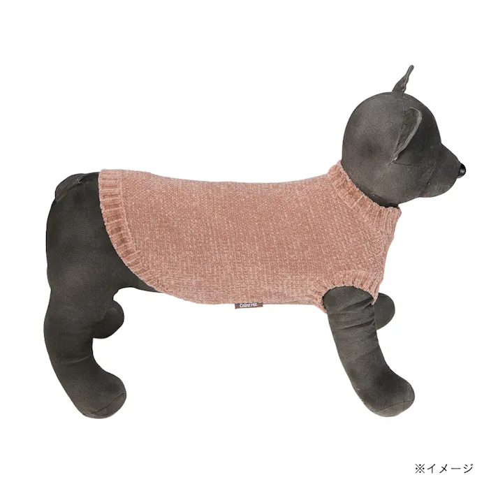 【送料無料】反射ニット SDサイズ ピンク ペット服(犬の服)