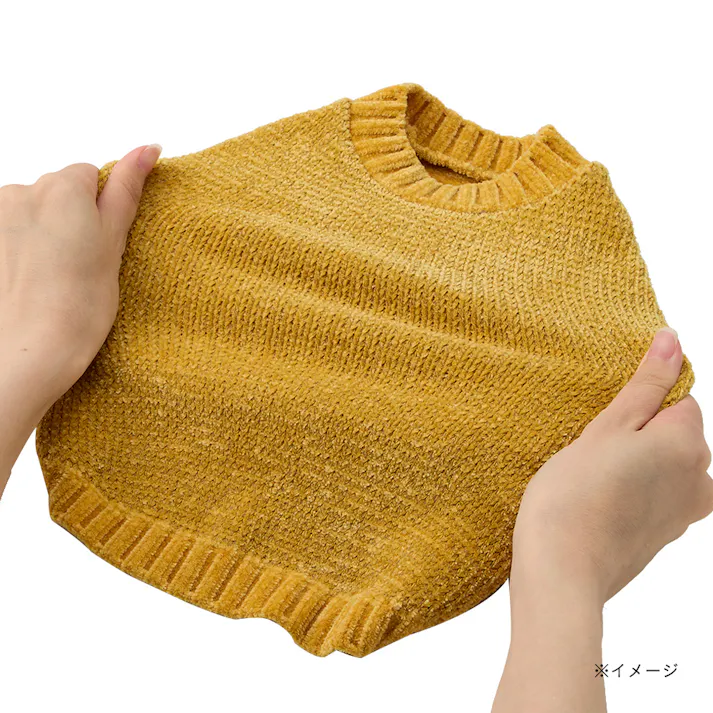【送料無料】反射ニット Mサイズ イエロー ペット服(犬の服)