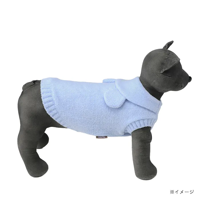 【送料無料】もこくまセーラー MDサイズ ブルー ペット服(犬の服)