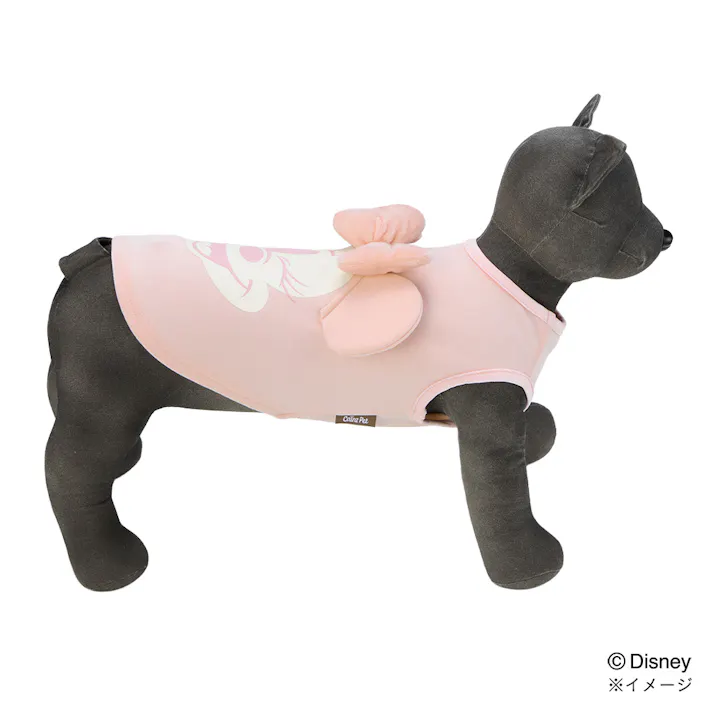 【送料無料】耳付きカットソー Mサイズ ミニーマウス ペット服(犬の服)