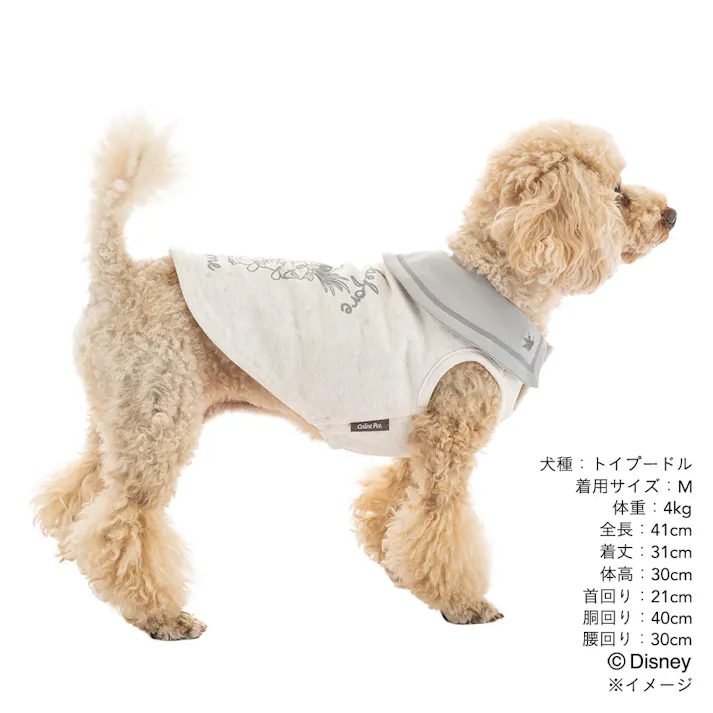 【送料無料】セーラー風カットソー Sサイズ スティッチ ペット服(犬の服)