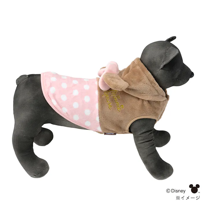 【送料無料】着ぐるみパーカー Sサイズ ミニーマウス ペット服(犬の服)