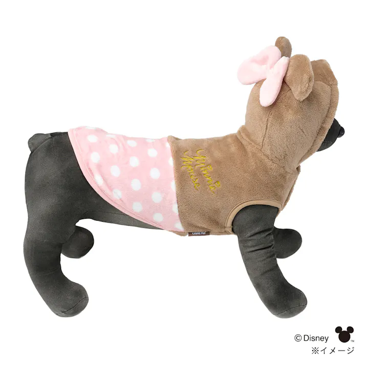 【送料無料】着ぐるみパーカー Sサイズ ミニーマウス ペット服(犬の服)