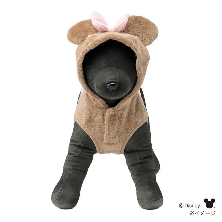 【送料無料】着ぐるみパーカー Sサイズ ミニーマウス ペット服(犬の服)