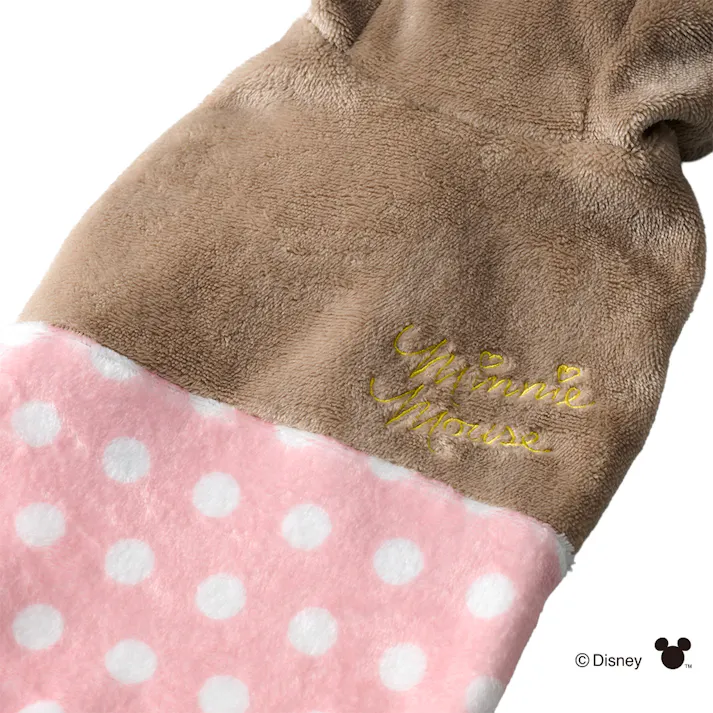 【送料無料】着ぐるみパーカー Mサイズ ミニーマウス ペット服(犬の服)