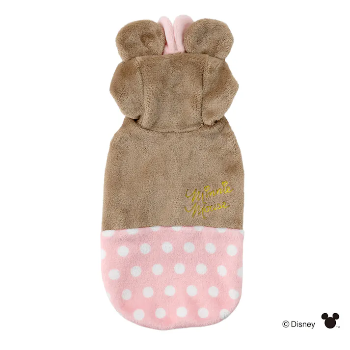 【送料無料】着ぐるみパーカー Mサイズ ミニーマウス ペット服(犬の服)