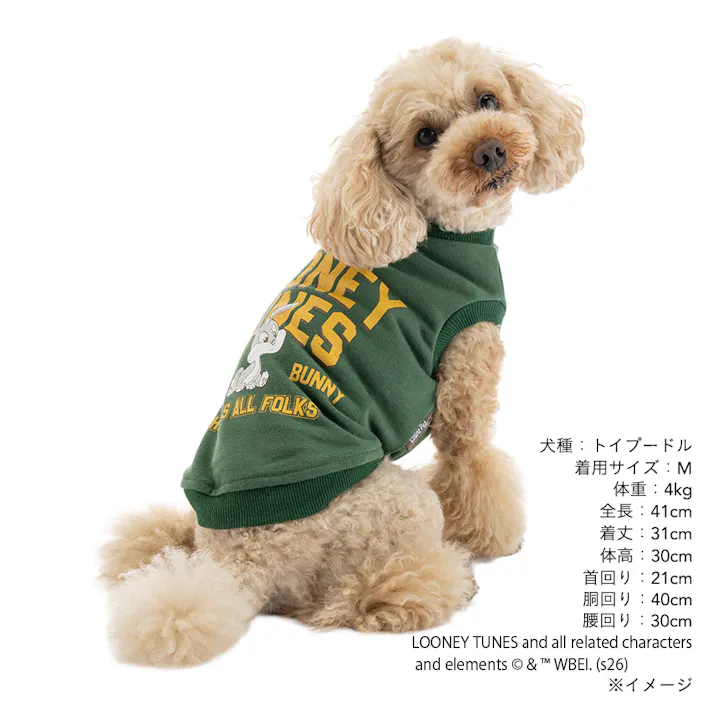 【送料無料】トレーナー MDサイズ バックスバニー ペット服(犬の服)
