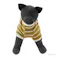 【送料無料】トレーナー Mサイズ ボーダー マスタード ペット服(犬の服)