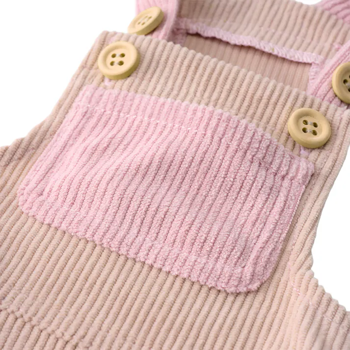 【送料無料】オーバーオール Sサイズ ピンク ペット服(犬の服)