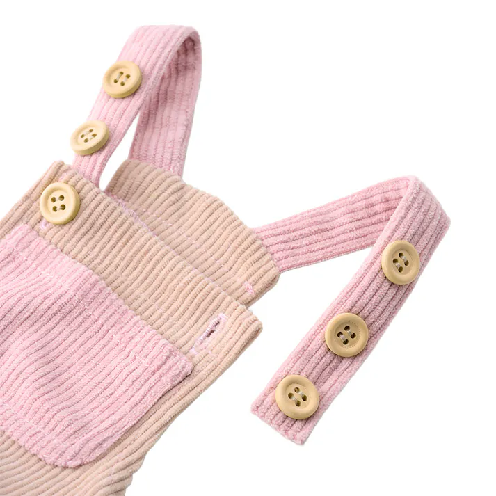 【送料無料】オーバーオール Sサイズ ピンク ペット服(犬の服)