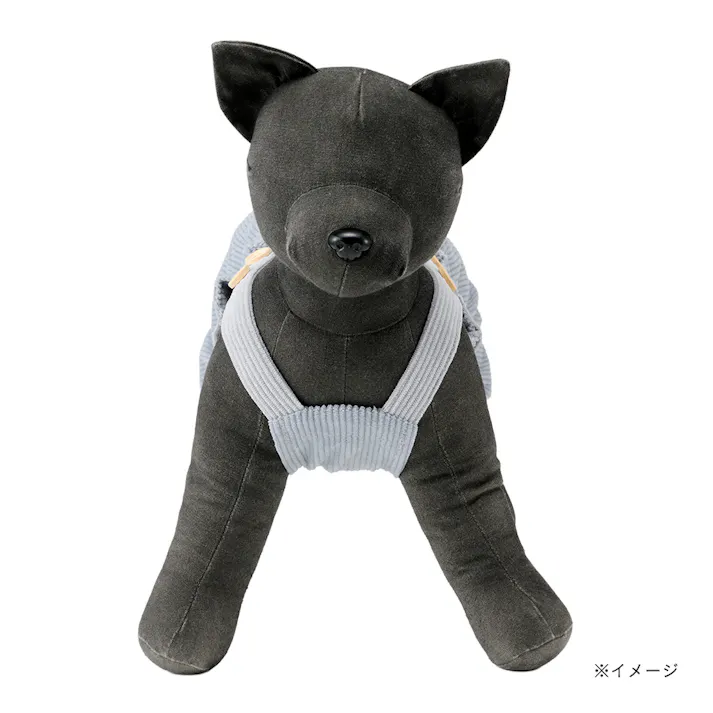 【送料無料】オーバーオール Mサイズ ブルー ペット服(犬の服)