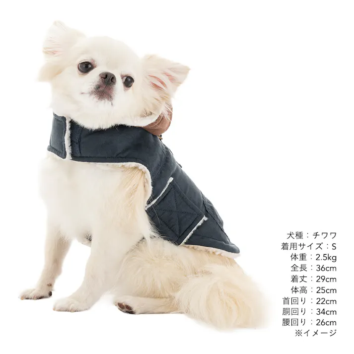 【送料無料】帽子付きポンチョ Lサイズ ネイビー ペット服(犬の服)