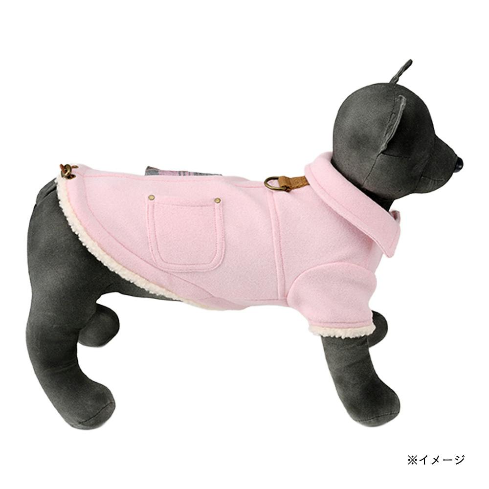 送料無料】襟付きアウター SSサイズ ピンク ペット服(犬の服) | ペット