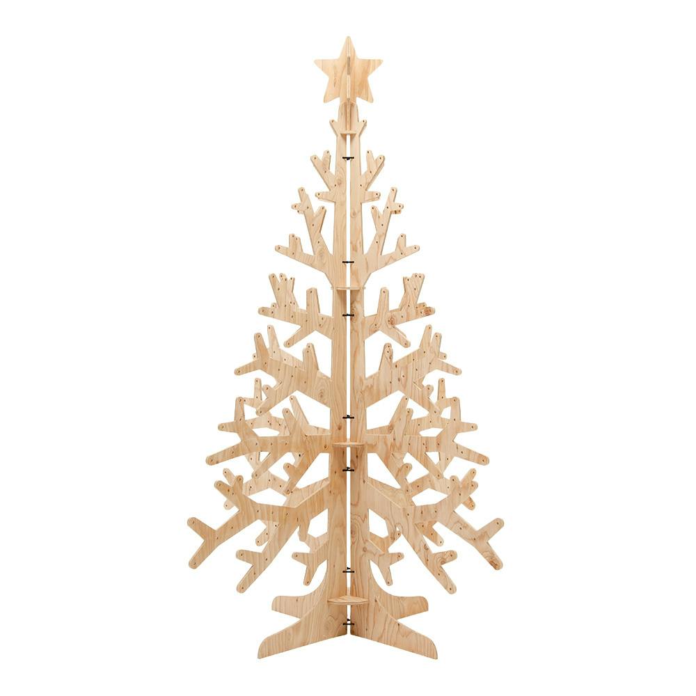 CDM】簡単に組み立てられる木製クリスマスツリー 250cm【別送品