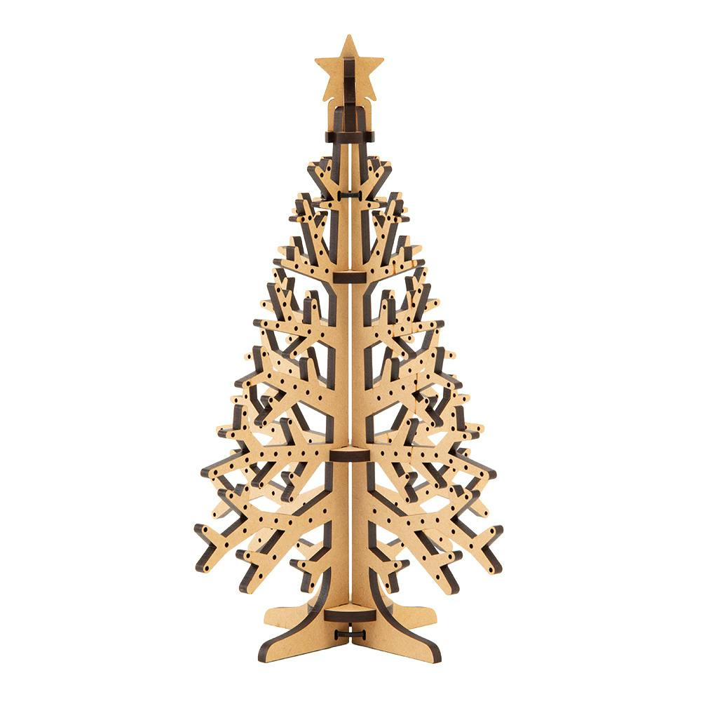 木製クリスマスツリー CDM】簡単に組み立てられる木製クリスマスツリー 30cm【別送品