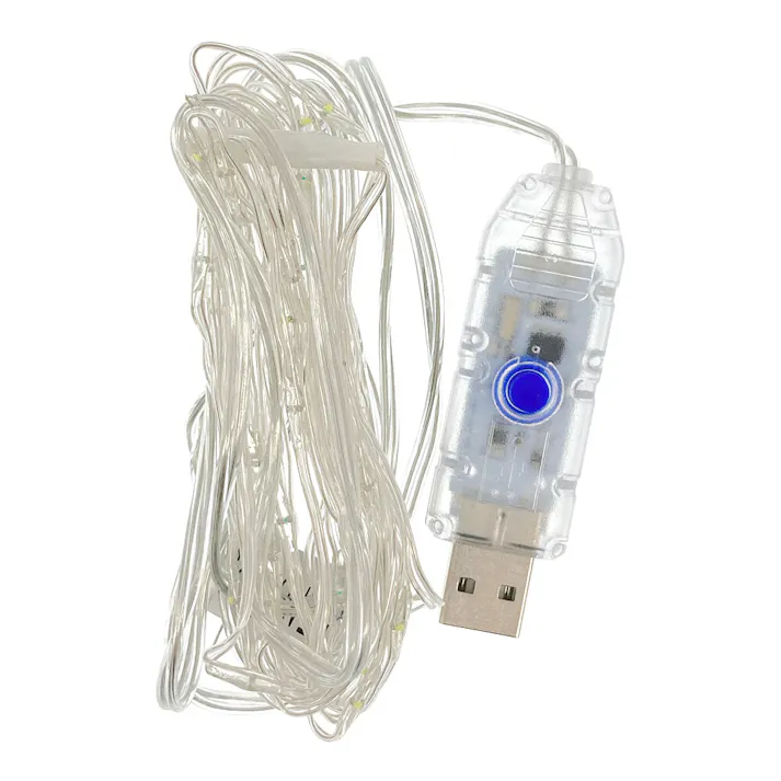 フェアリーライト ホワイトブルー 50球