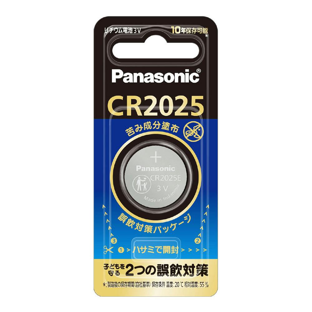 パナソニック コイン形リチウム電池 CR2025E 1個入