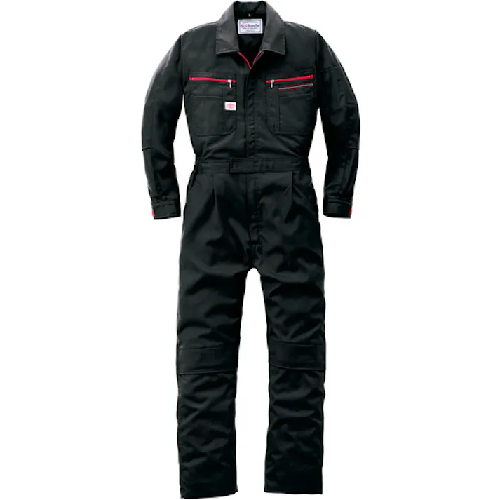 【CAINZ-DASH】山田辰 つなぎ服1280-006ブラック-LL 1280-006-LL【別送品】