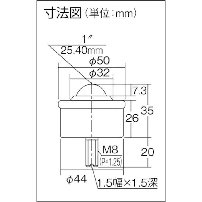 【CAINZ-DASH】フリーベアコーポレーション フリーベア　プレス成型品上向き用　メインボール樹脂製　Ｐ－８Ｂ P-8B【別送品】