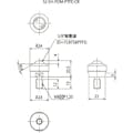 【CAINZ-DASH】フリーベアコーポレーション クリーンルーム用ボールキャスター　フリーベア　ＳＪ－５Ｈ－ＰＯＭ－ＰＴＦＥ－ＣＲ SJ-5H-POM-PTFE-CR【別送品】