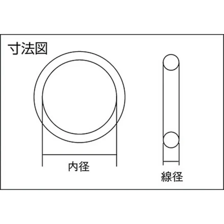 【CAINZ-DASH】亜木津工業 Oリング 1AP-60 (2個入) 1A-P60【別送品】