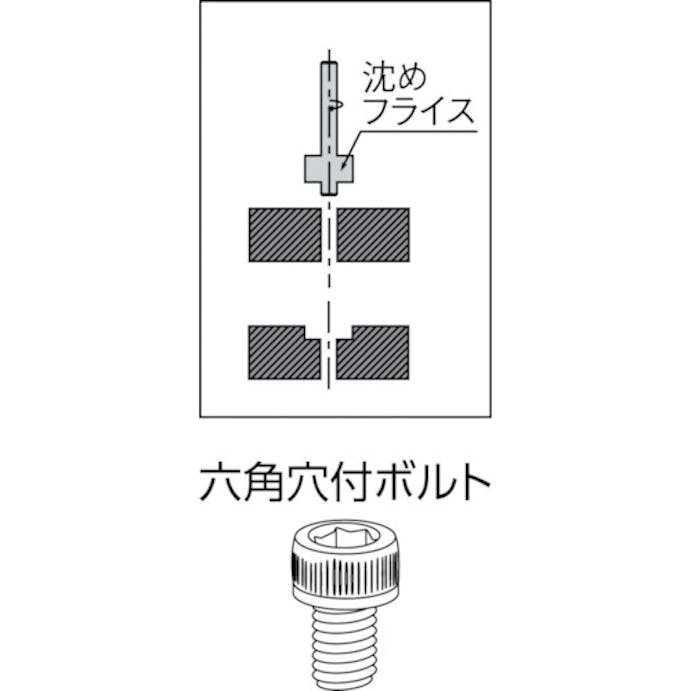 【CAINZ-DASH】フクダ精工 沈めフライス６ CB-6【別送品】