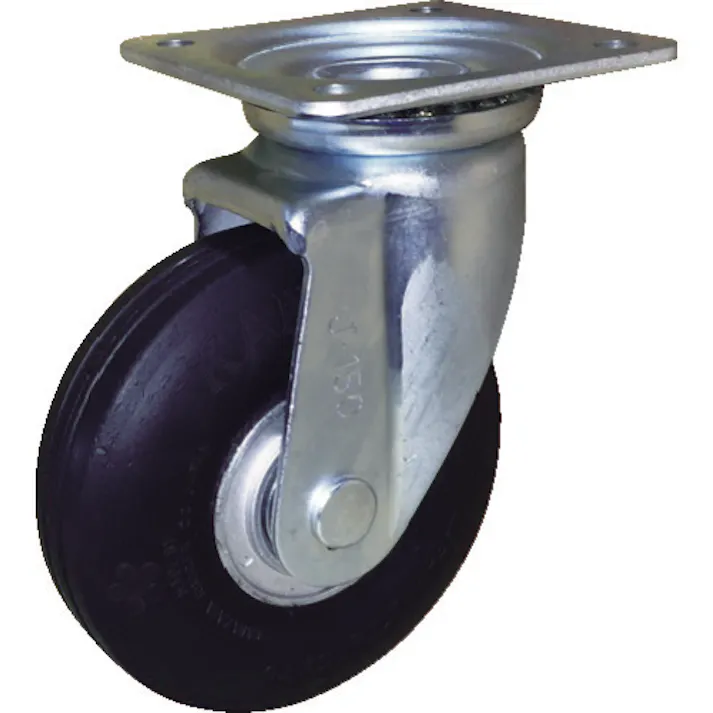 【CAINZ-DASH】カナツー ゼロプレッシャータイヤ 自在金具付 荷重240.2 ZP-O 12X3.00HS-BK【別送品】