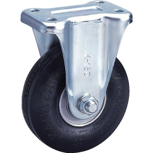 カナツー ゼロプレッシャータイヤ 固定金具付 荷重83.3 ZP-W 6X2.00HS-BK ノーパンクタイヤ カナツー ゼロプレッシャータイヤ 固定金具付 荷重83.3 ZP-W 6X2.00HS-BK ノーパンクタイヤ