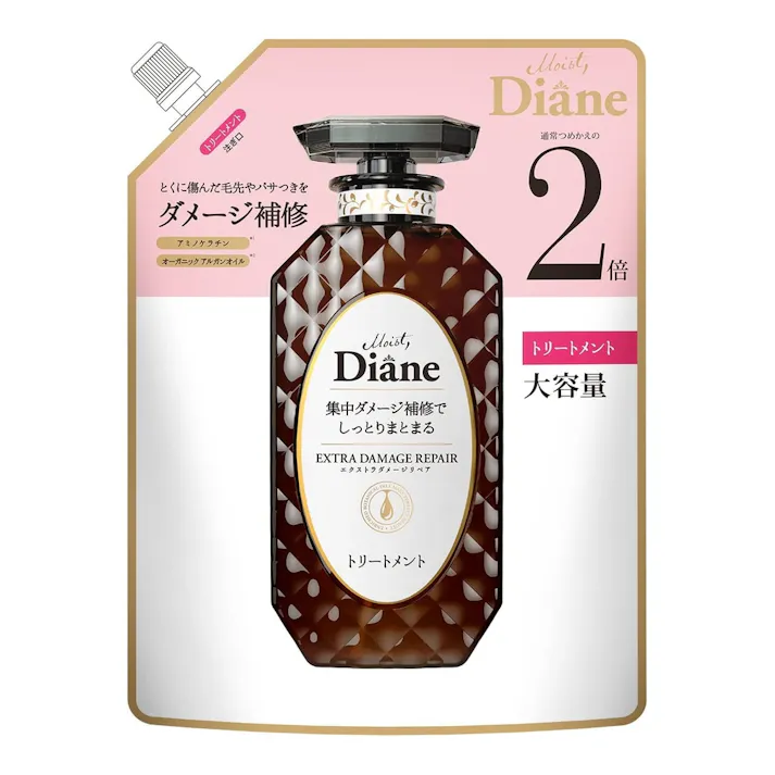 ネイチャーラボ モイストダイアン パーフェクトビューティー エクストラダメージリペア トリートメント 詰替 大容量 660ml(販売終了)