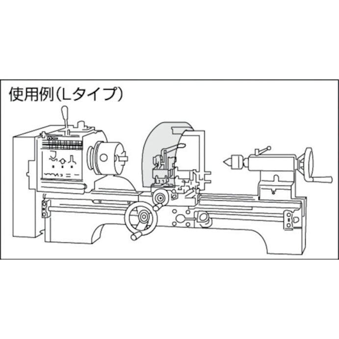 【CAINZ-DASH】フジツール マシンセフティーガード　旋盤用　ガード幅４００ｍｍ L-124【別送品】