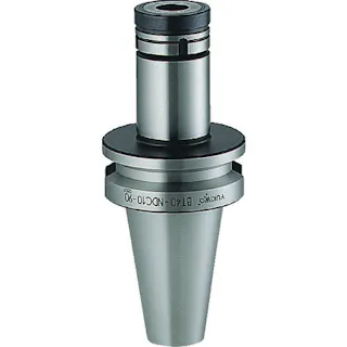 【CAINZ-DASH】ユキワ精工 ニュードリルミルチャック 把握径0.5~10mm 首下長90mm BT40-NDC10-90【別送品】