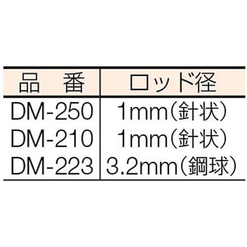 【CAINZ-DASH】テクロック ダイヤルデプスゲージ 測定範囲０