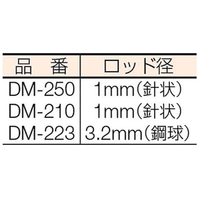 【CAINZ-DASH】テクロック ダイヤルデプスゲージ　測定範囲０～１０ｍｍ DM-210【別送品】