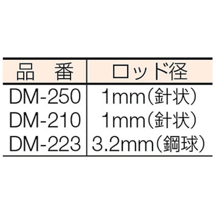 【CAINZ-DASH】テクロック ダイヤルデプスゲージ　測定範囲０～５ｍｍ DM-250【別送品】