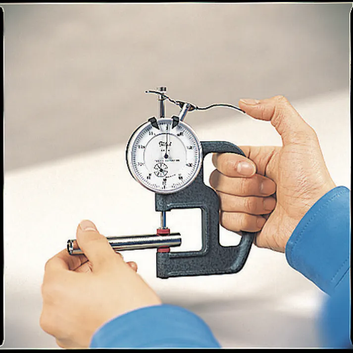 【CAINZ-DASH】テクロック ダイヤルシックネスゲージ 測定範囲0~10mm SM-112【別送品】