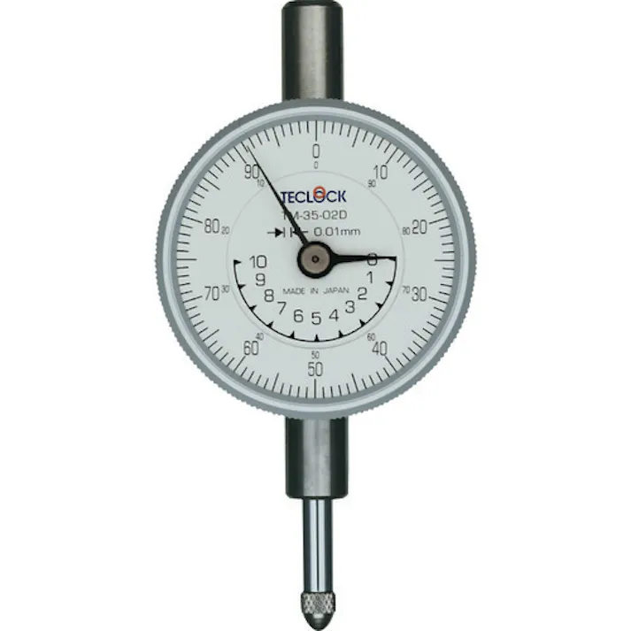 【CAINZ-DASH】テクロック 小型ダイヤルゲージ 測定範囲0~10mm TM-35-02DF【別送品】