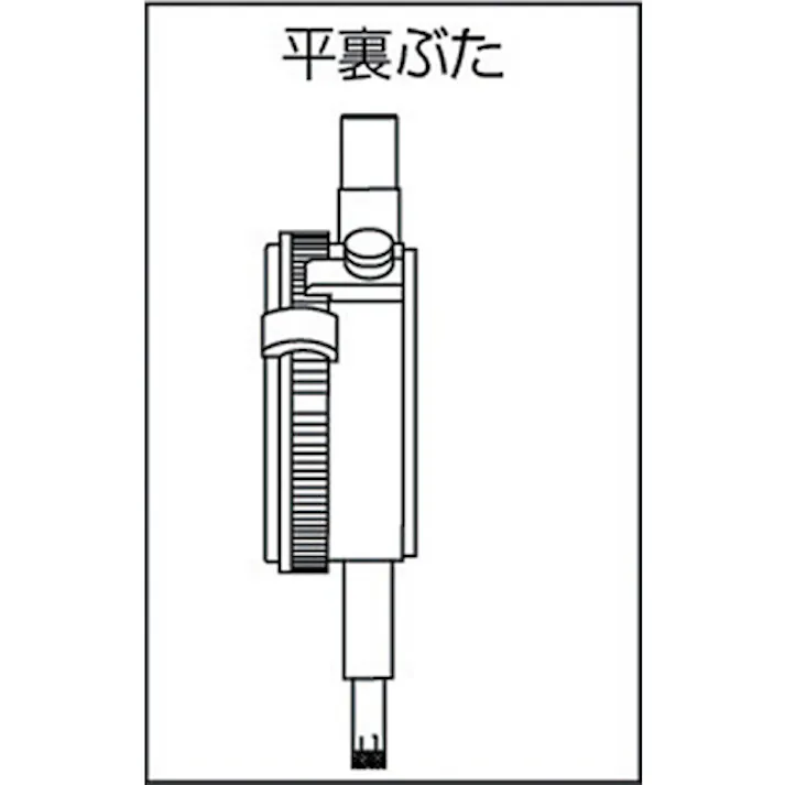 【CAINZ-DASH】テクロック 標準型ダイヤルゲージ 測定範囲0~5mm TM-105【別送品】