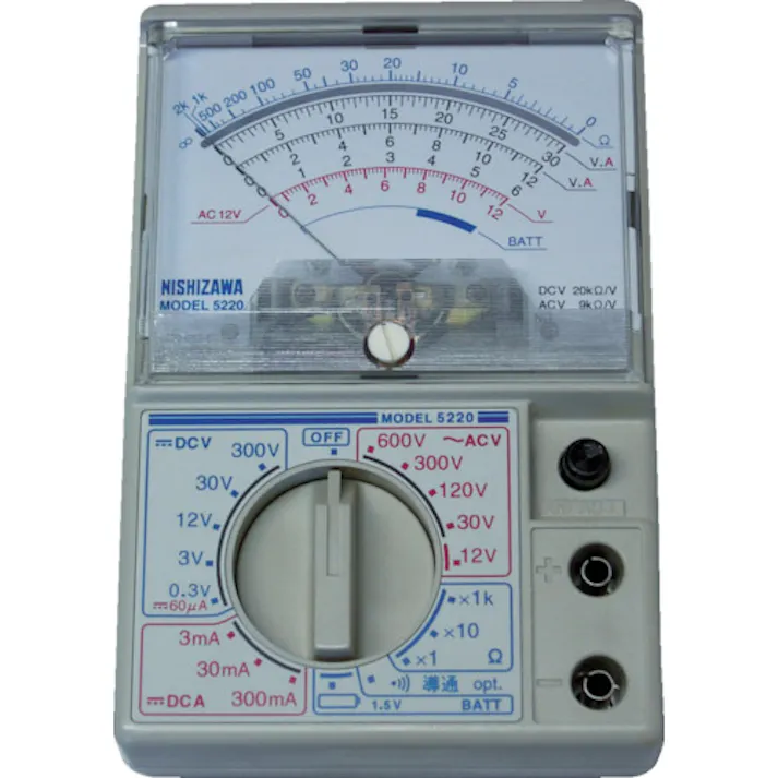 【CAINZ-DASH】西澤電機計器製作所 キットテスタ 5220-05【別送品】