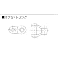 【CAINZ-DASH】片山チエン ＫＣＭ　オフセットリンク　列数２列 50-2OL【別送品】
