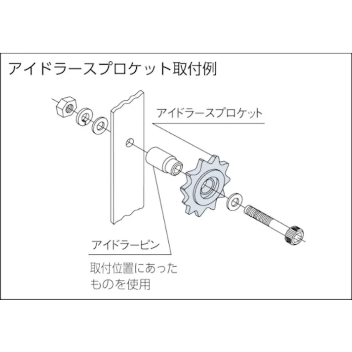 【CAINZ-DASH】片山チエン アイドラー50C15ホイル ID50C15D17【別送品】