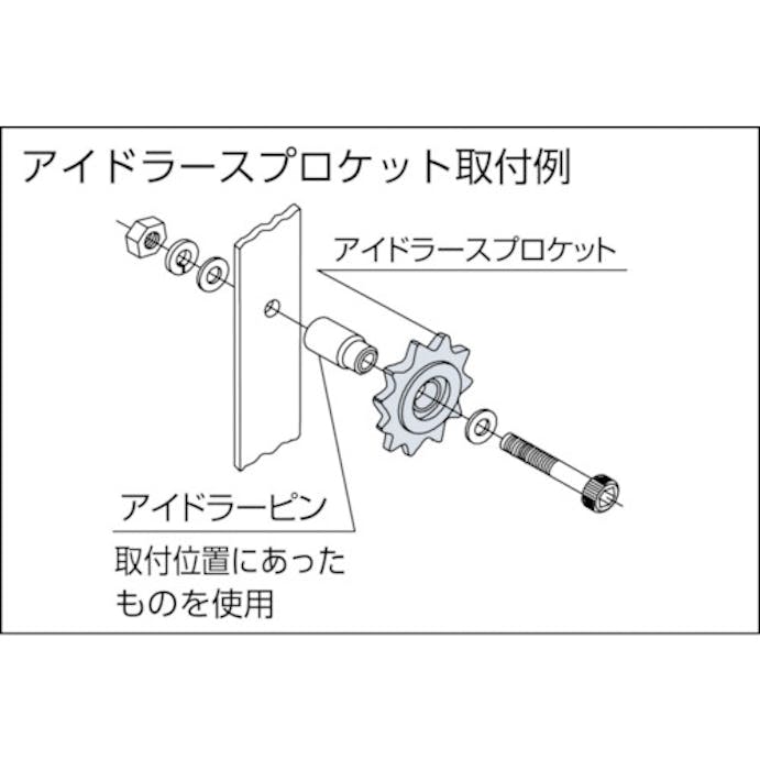 【CAINZ-DASH】片山チエン ダブルアイドラースプロケット５０ WID50C15D17【別送品】