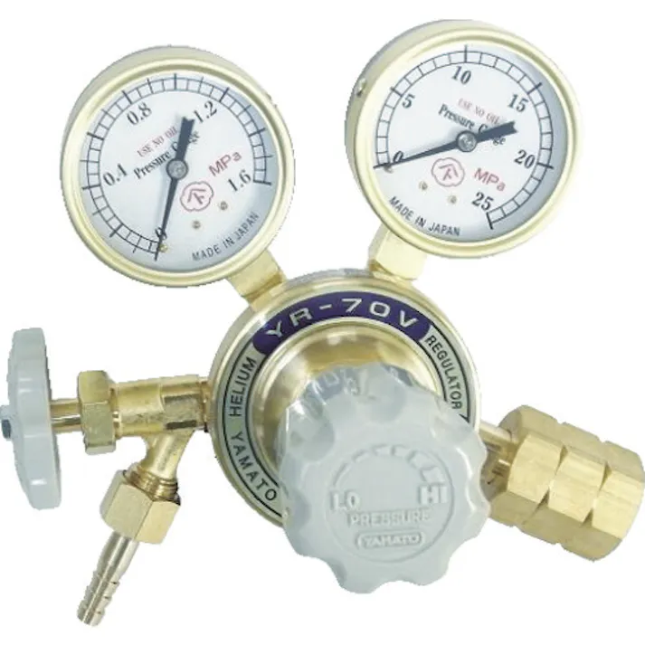 【CAINZ-DASH】ヤマト産業 ヘリウム用調整器 YR-70V-22-13HG03-HE YR-70V-22-13HG03【別送品】