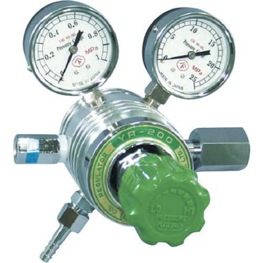 【CAINZ-DASH】ヤマト産業 ガス調整器　フィン付圧力調整器　ＹＲ－２００　亜酸化窒素 YR-200-R-A-11HG03-N2O【別送品】