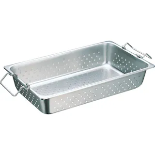 【CAINZ-DASH】スギコ産業 ハンドル付穴明パン SUS304 1/2サイズ 325×265×100 SH-1504GPH【別送品】