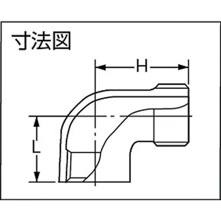 【CAINZ-DASH】イノック ストリートエルボ 304SL40A【別送品】